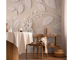 Artgeist Fototapetas - Paper Flowers (rusvai gelsvas)