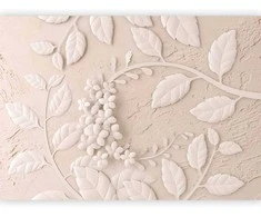 Artgeist Fototapetas - Paper Flowers (rusvai gelsvas)