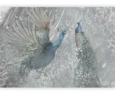 Artgeist Fototapetas - Peacocks Dancing - Second Variant