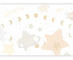 Artgeist Fototapetas - Phases of the Moon Among Stardust