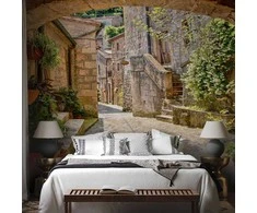 Artgeist Fototapetas - Provincial alley in Tuscany