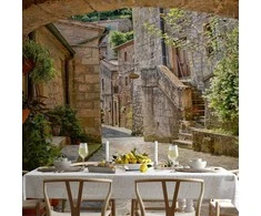 Artgeist Fototapetas - Provincial alley in Tuscany