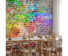 Artgeist Fototapetas - Rainbow Wall