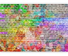 Artgeist Fototapetas - Rainbow Wall