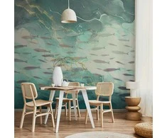 Artgeist Fototapetas - School of small fish