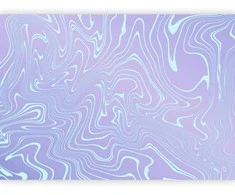 Artgeist Fototapetas - Sea Abstraction - Intriguing Composition of Wavy Shapes in Shades of Mėlyna