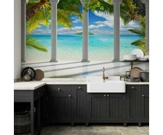Artgeist Fototapetas - Sea behind Columns