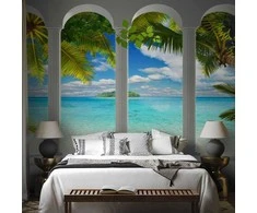 Artgeist Fototapetas - Sea behind Columns