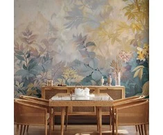 Artgeist Fototapetas - Tapestry Pattern with a Meadow and Flowers Kilim with a Spring Motif