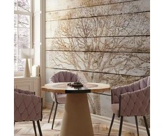 Artgeist Fototapetas - Tree on Boards