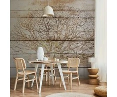 Artgeist Fototapetas - Tree on Boards