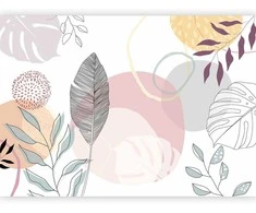 Artgeist Fototapetas - Vegetable Line Art