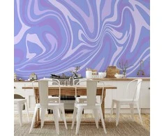 Artgeist Fototapetas - Violetinė Composition - Abstract Background in Violet-Violetinė-Lavender Hues