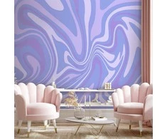 Artgeist Fototapetas - Violetinė Composition - Abstract Background in Violet-Violetinė-Lavender Hues