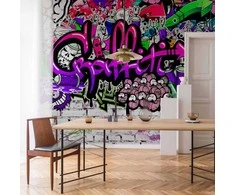 Artgeist Fototapetas - Violetinė Graffiti