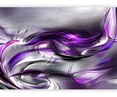 Artgeist Fototapetas - Violetinė Swirls