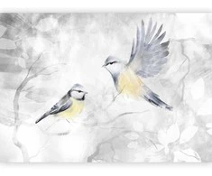 Artgeist Fototapetas - Watercolor Tit - Second Variant