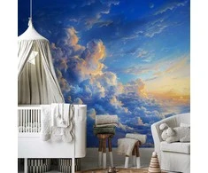 Artgeist Fototapetas - When the Sky Becomes a Canvas: Artistic Creation of Nature in the Clouds