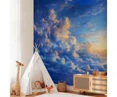 Artgeist Fototapetas - When the Sky Becomes a Canvas: Artistic Creation of Nature in the Clouds