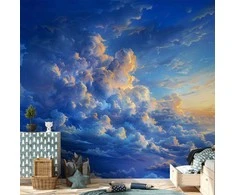 Artgeist Fototapetas - When the Sky Becomes a Canvas: Artistic Creation of Nature in the Clouds
