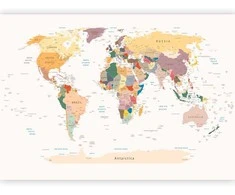 Artgeist Fototapetas - World Map
