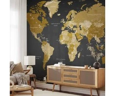 Artgeist Fototapetas - World Map: Modern Geography