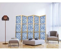 Artgeist Japoniška kambario pertvara - Ceramic Tiles - Traditional Portuguese Mėlyna Tiles