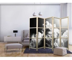 Artgeist Japoniška kambario pertvara - Clouds Like from Dreams: Let the Sun Illuminate Your Day – A Visual Feast