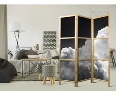 Artgeist Japoniška kambario pertvara - Discover the Infinite Play of Sunlight – Clouds and Shadows in the Sky.