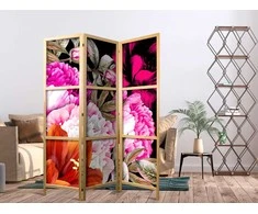 Artgeist Japoniška kambario pertvara - Floral Abundance I