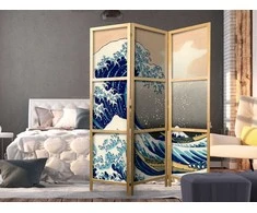 Artgeist Japoniška kambario pertvara - Great Wave in Kanagawa I