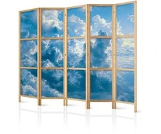 Artgeist Japoniška kambario pertvara - Ocean in the Air: Waving Clouds Reflecting Morning Light