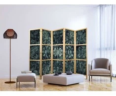 Artgeist Japoniška kambario pertvara - Oriental Pattern Carpet - Emerald Ornaments and Worn Patterns