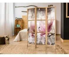 Artgeist Japoniška kambario pertvara - Retro Magnolias I