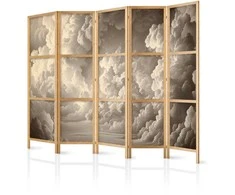 Artgeist Japoniška kambario pertvara - Whisper of Illuminated Clouds: Soft Play of Light in the Theater of the Heavens