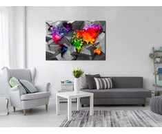 Artgeist Kamštinis paveikslas - Cubic World