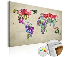 Artgeist Kamštinis paveikslas - Global Tournée (EN)