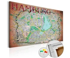 Artgeist Kamštinis paveikslas - Hamburg
