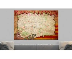 Artgeist Kamštinis paveikslas - Map of Barcelona