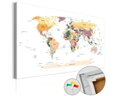 Artgeist Kamštinis paveikslas - World Map