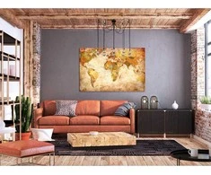 Artgeist Kamštinis paveikslas - World Map: Time Travel