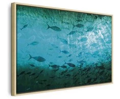 Artgeist Paveikslas - A shoal of dark fish