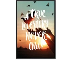 Artgeist Paveikslas - A True Love Story Never Ends (1 Part) Vertical