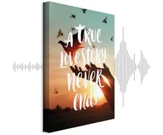 Artgeist Paveikslas - A True Love Story Never Ends (1 Part) Vertical