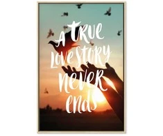 Artgeist Paveikslas - A True Love Story Never Ends (1 Part) Vertical
