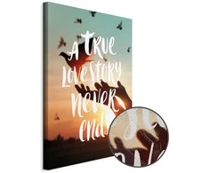 Artgeist Paveikslas - A True Love Story Never Ends (1 Part) Vertical