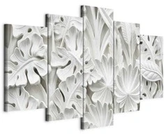 Artgeist Paveikslas - Alabaster Garden (5 Parts) Wide