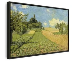 Artgeist Paveikslas - Alfred Sisley – Grain fields on the hills of Argenteuil