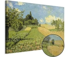 Artgeist Paveikslas - Alfred Sisley – Grain fields on the hills of Argenteuil