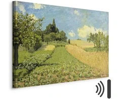 Artgeist Paveikslas - Alfred Sisley – Grain fields on the hills of Argenteuil